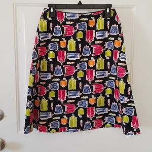 Multi colored skirt